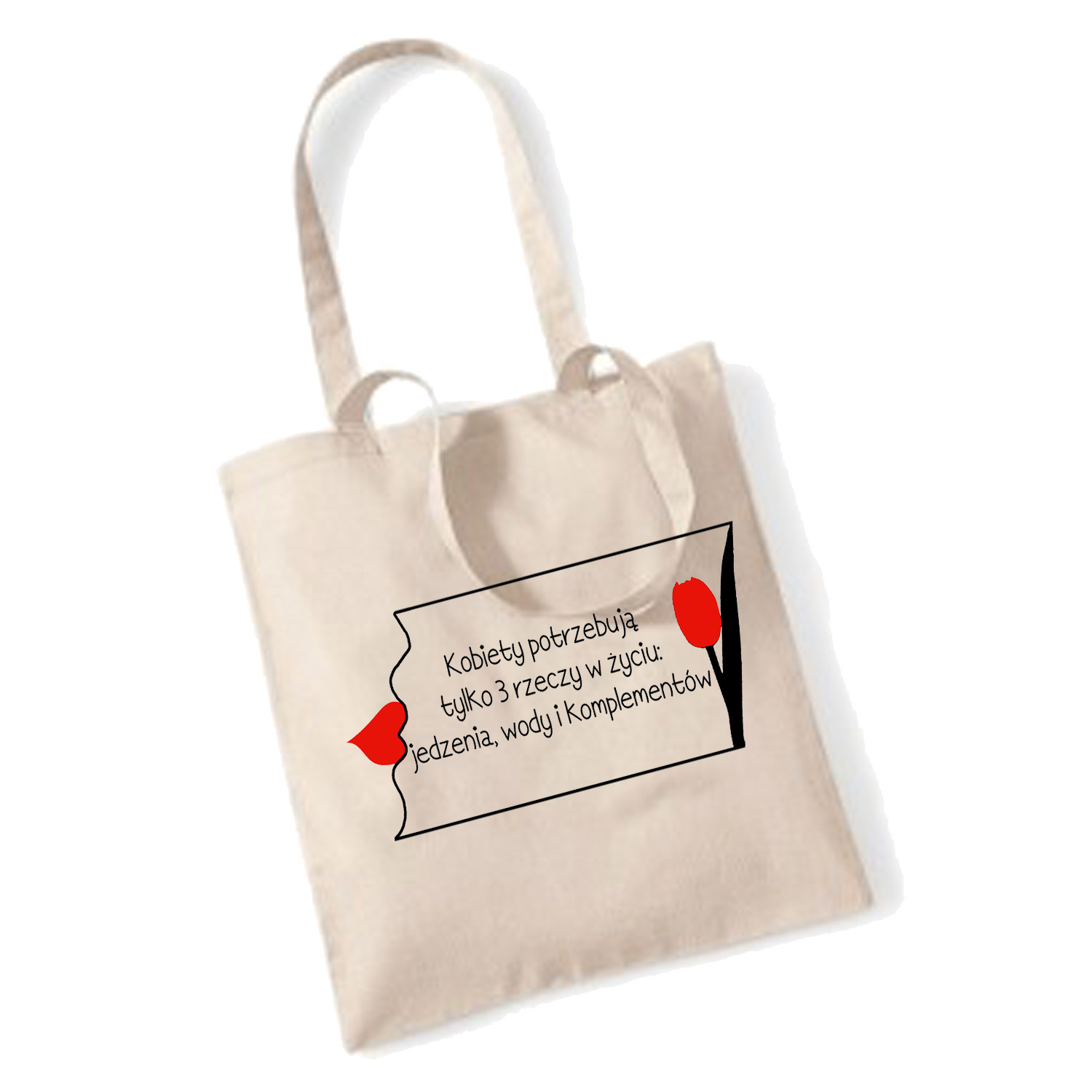 

Torba bawełniana Kobieta Potrzebuje Komplementów