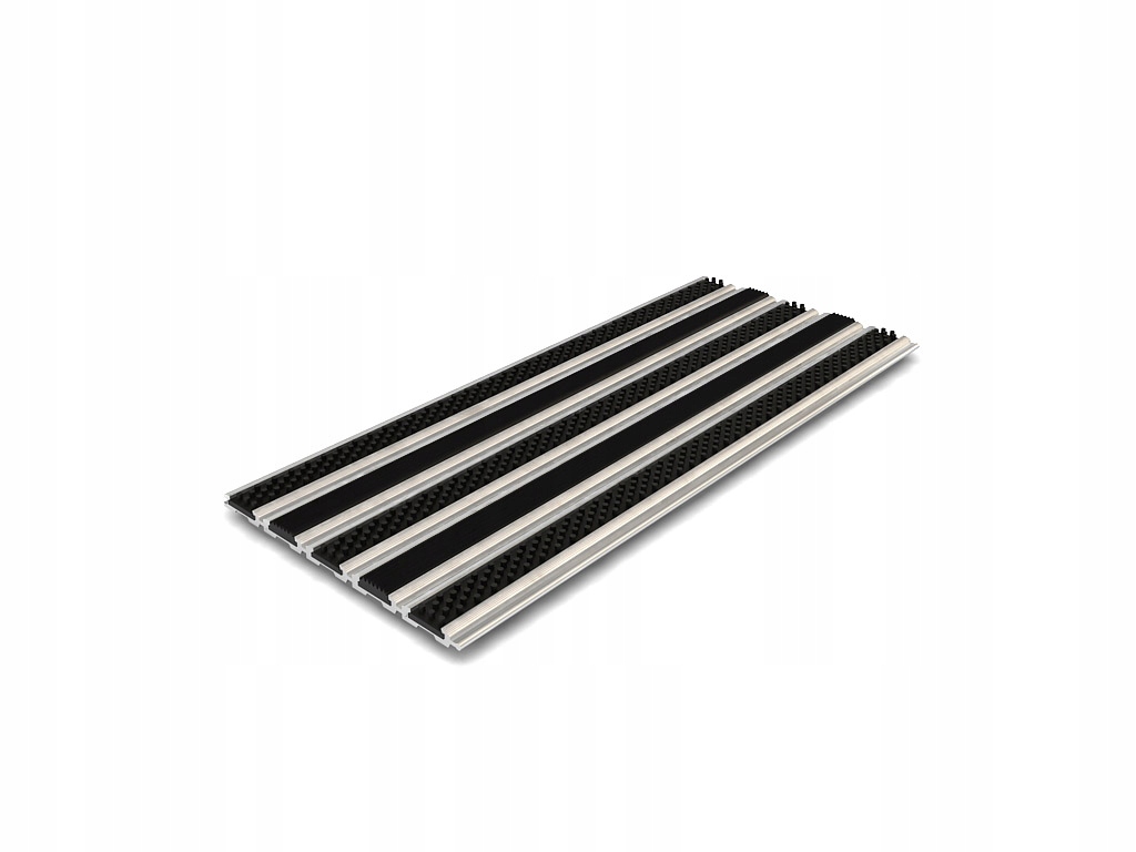 Hliníková rohožka s kobercovou vložkou 60 x 40 cm