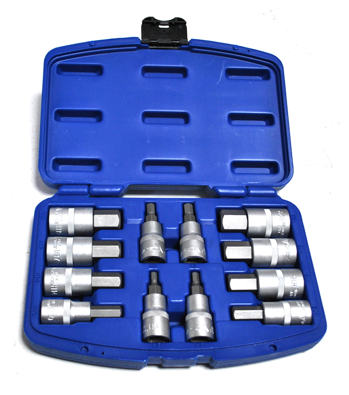 

Klucze Nasadowe Nasadki 1/2 Hex H5-H22 12 Sztuk
