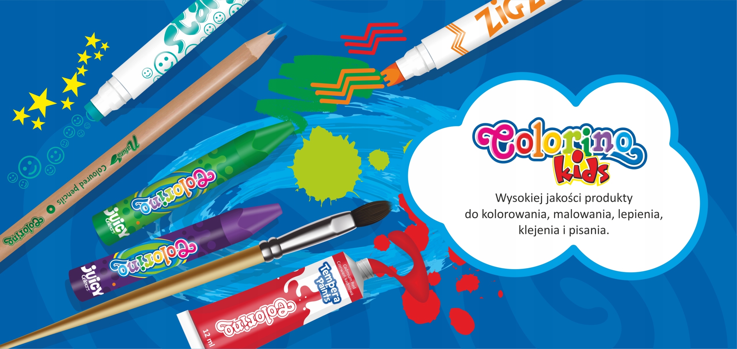 COLORINO FLAMASTRY PĘDZELKOWE 10 kolorów 65610 Kod producenta 65610