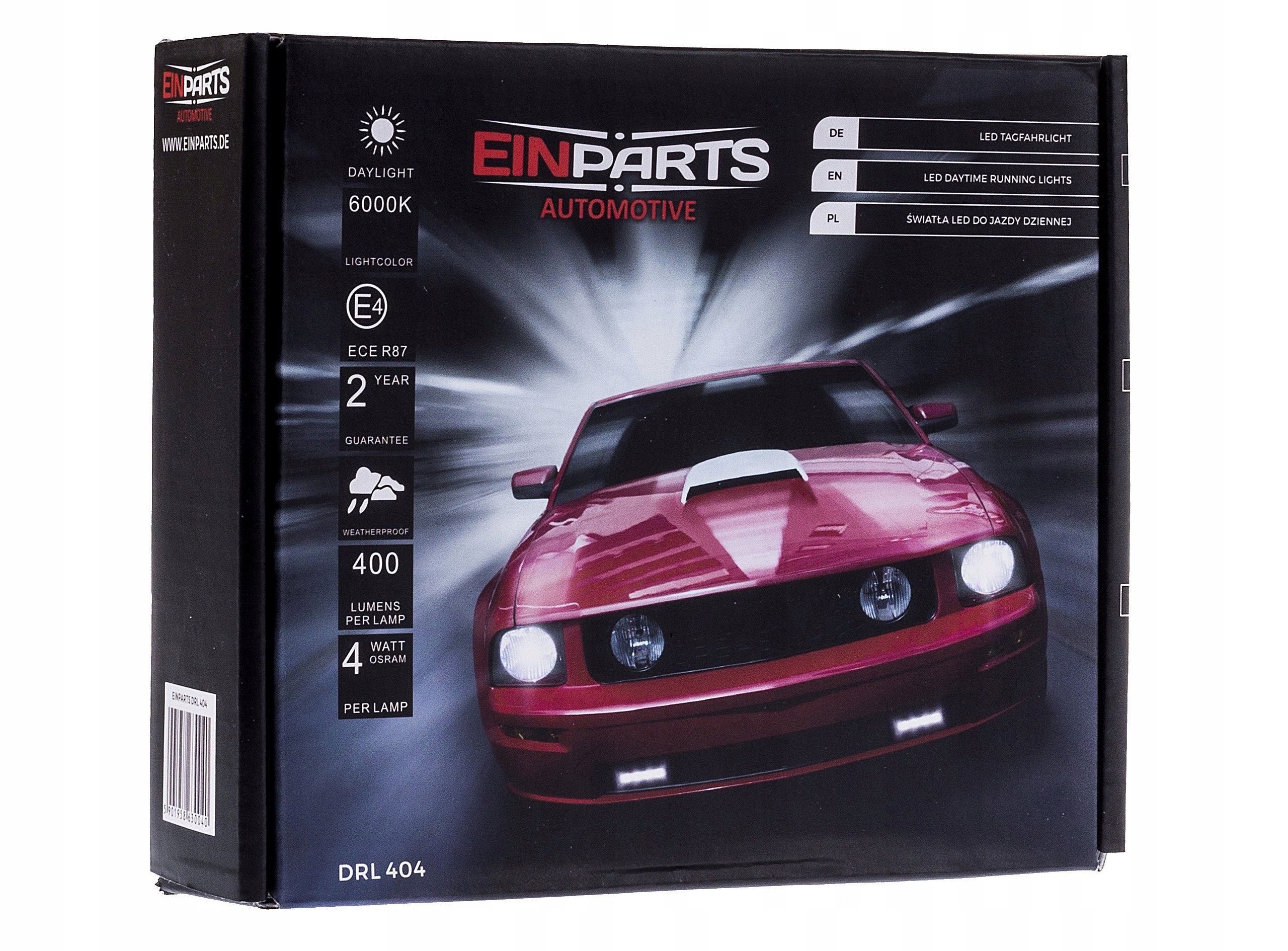 DRL 404 Swiatla dzienne OSRAM LED 125mm 800 LUMEN Napiecie 12 V