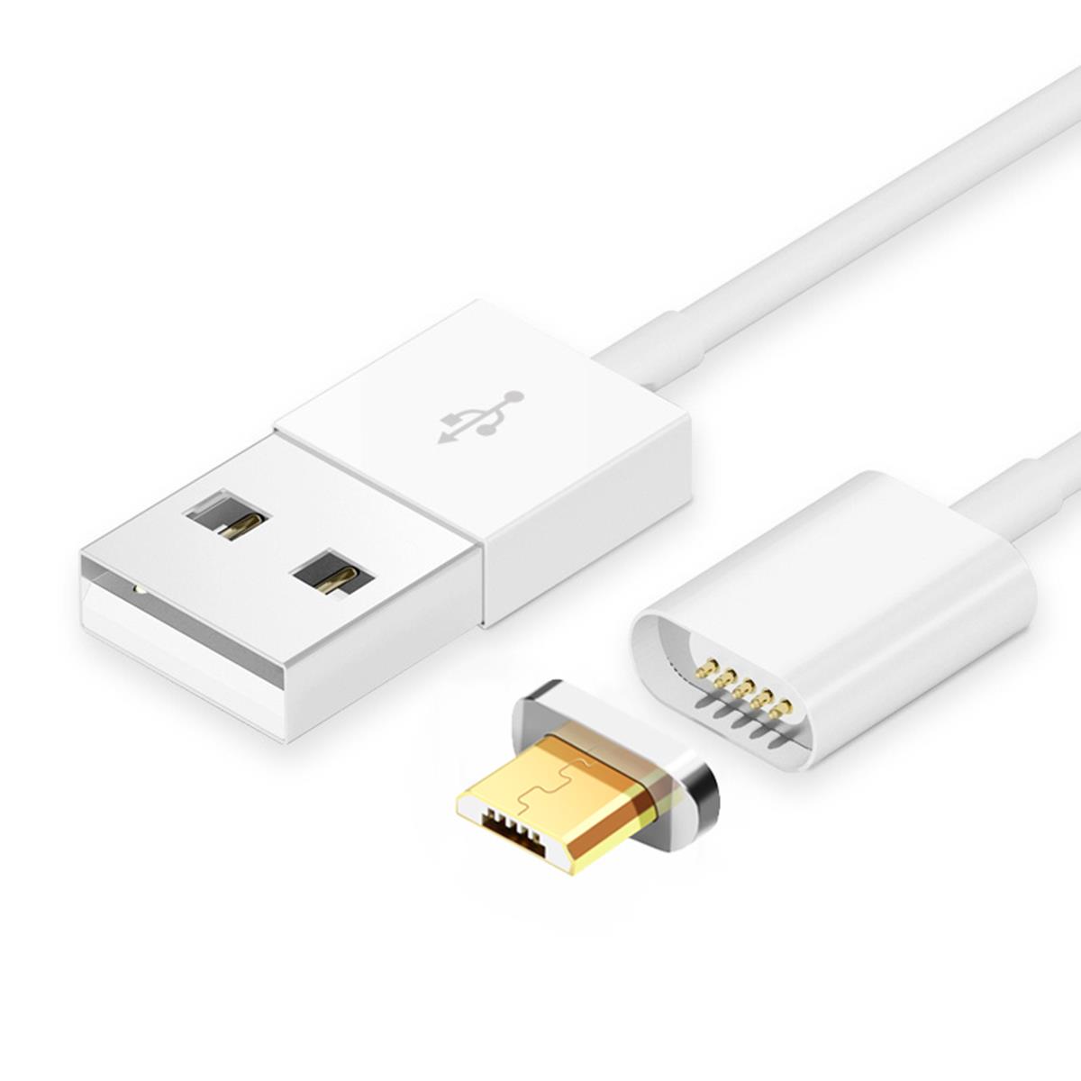 

Kabel Magnetyczny 2w1 Iphone Lightning Micro Usb