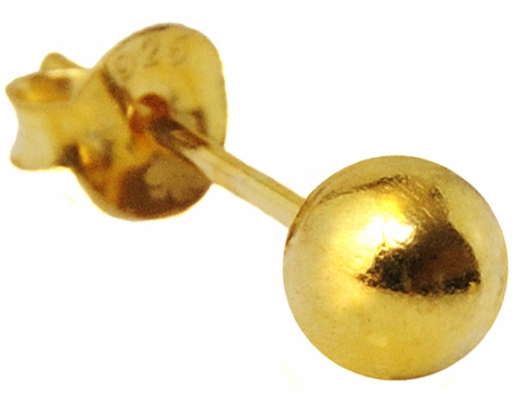 

Versil kolczyk kulka 5,0 mm złocony Srebro 0,925
