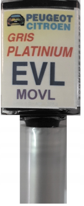 CITROEN PEUGEOT EVL GRIS PLATINIUM LAKIER SAMOCHODOWY ZAPRAWKA DO RYS 10 ML