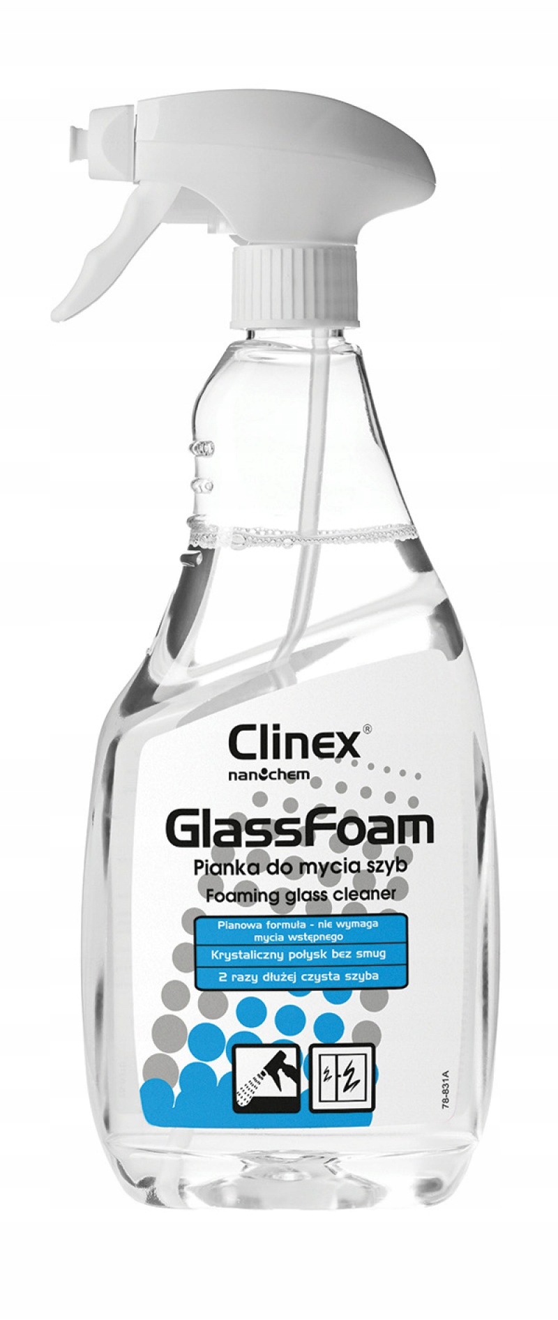 

Clinex Glass Foam 650ML! Pianka Do Mycia Szyb!