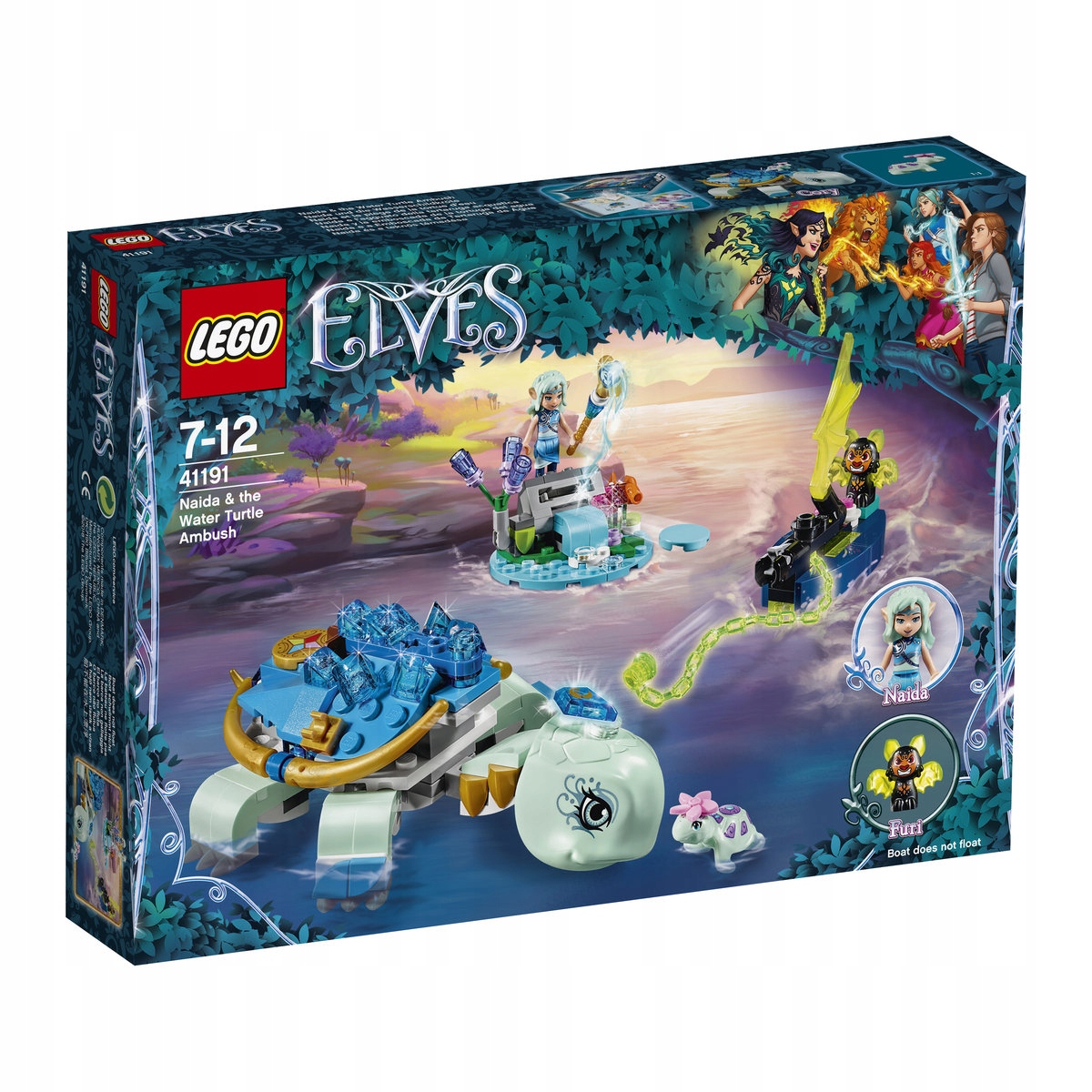 LEGO ELVES 41191 NAIDA I ZASADZKA NA ŻÓŁWIA WODY