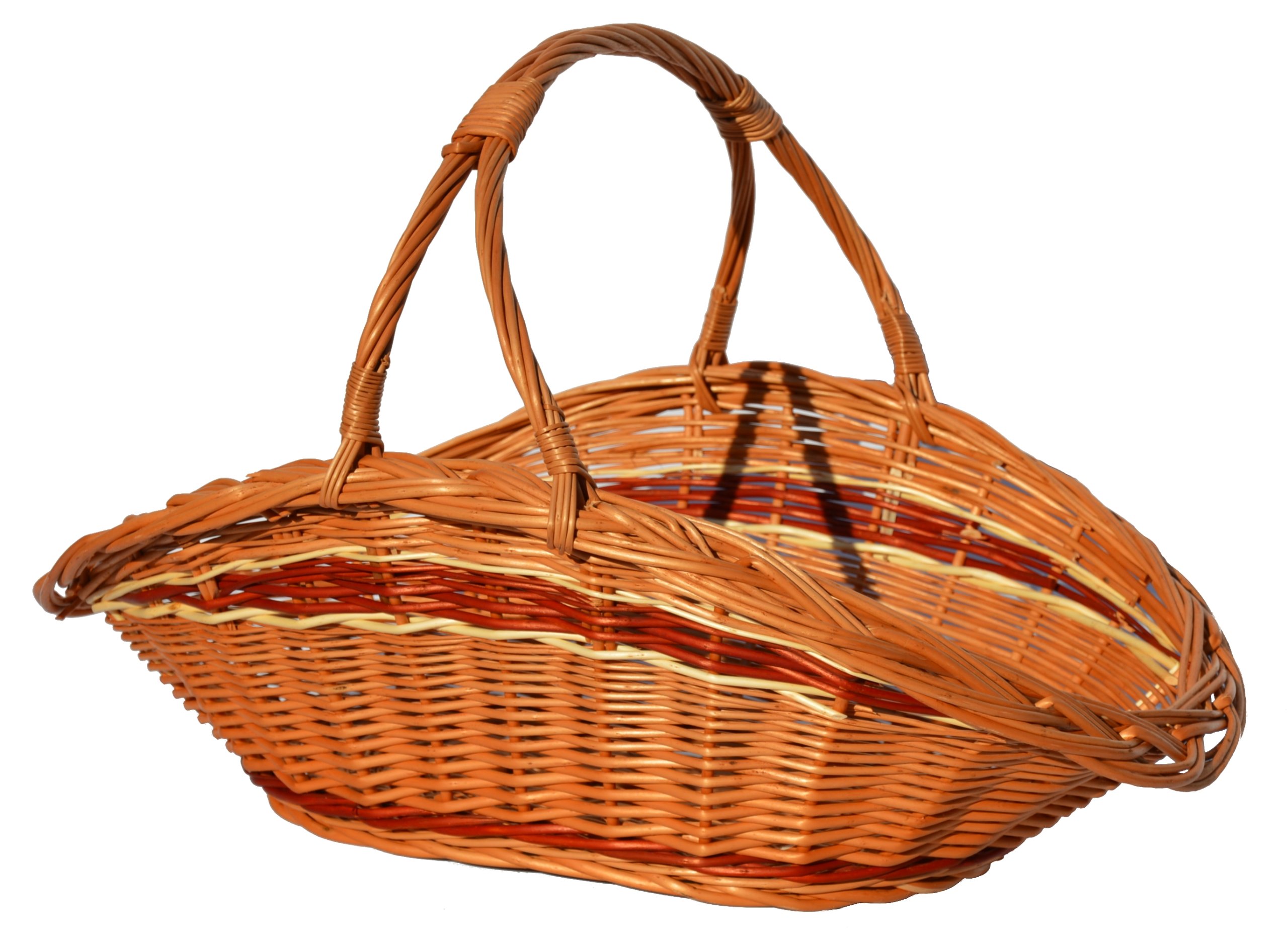 Proutěný koš na dřevo do krbu 70 cm Wiklina