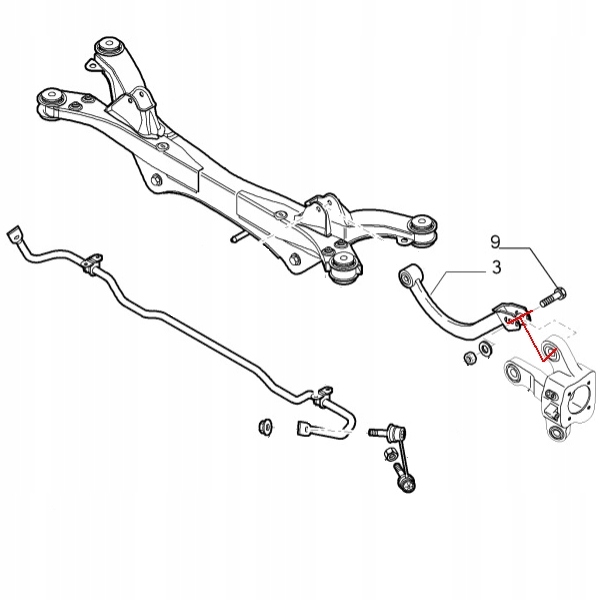 51737443 - ВИНТ РЕГУЛИРОВКИ СХОДИМОСТИ ALFA ROMEO 159 BRERA