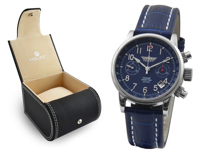Krásné Hodinky Poljot Chronograph 3133 Marine