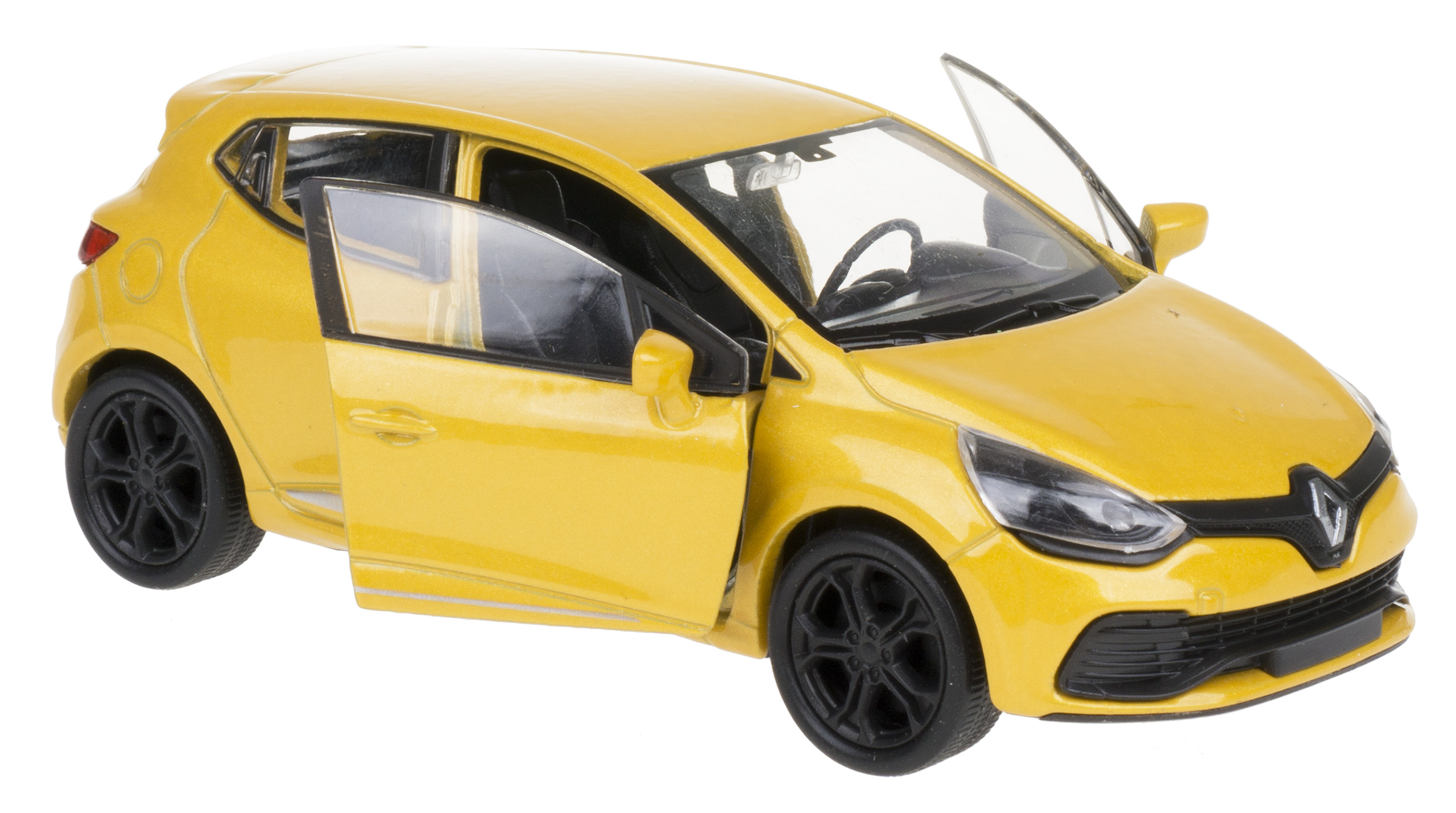 

Renault Clio Rs Model Metalowy Welly 1:34 Żółty