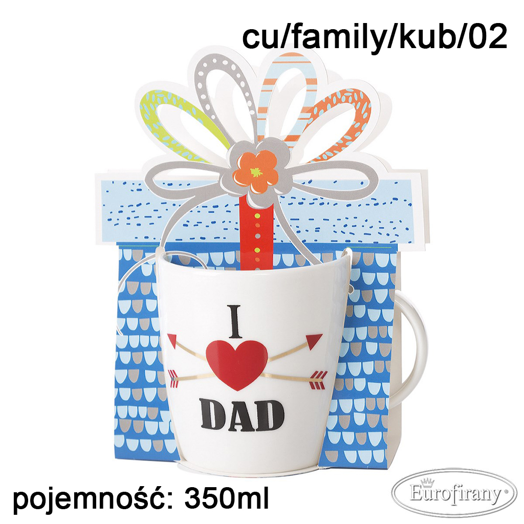 KUBEK CERAMICZNY EUROFIRANY NA PREZENT LOVE MOM Materiał wykonania porcelana
