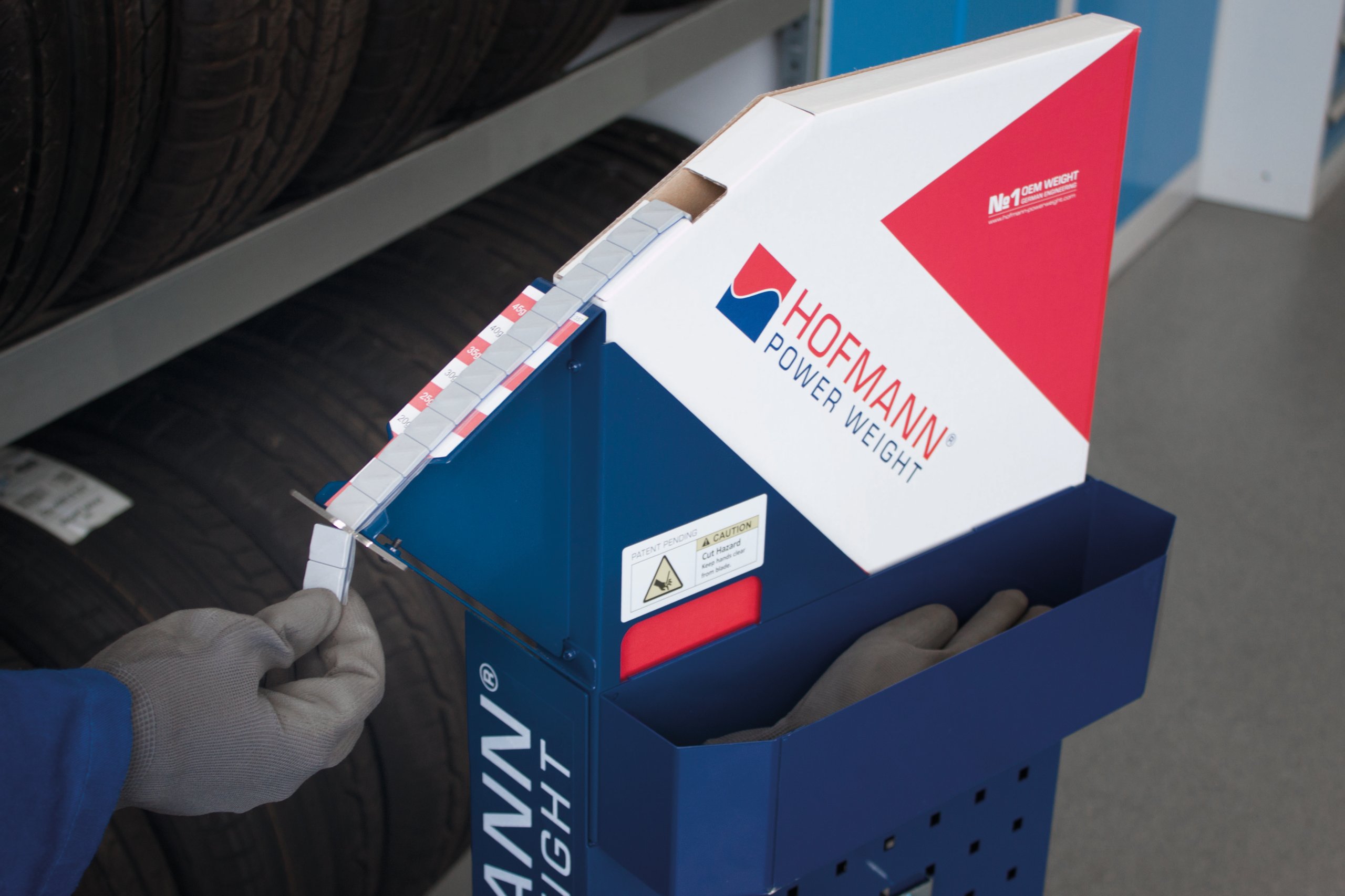 Ciezarki klejone rolka5kg SpeedCut Hofmann srebrny Mark Hofmann