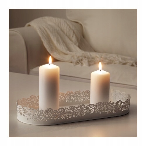 IKEA SAMVERKA Podstawka pod Świece Świecznik Marka Ikea