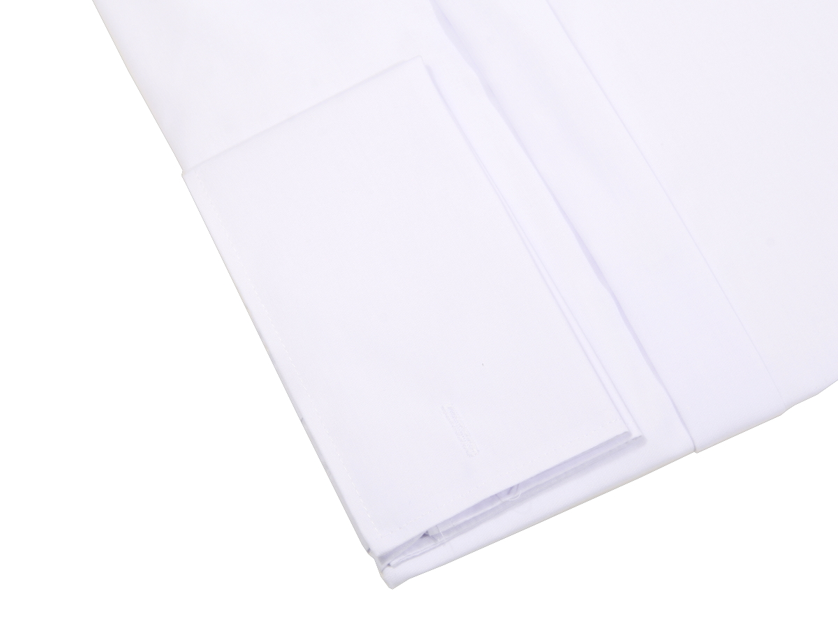 KOSZULA BIAŁA GŁADKA NA SPINKI 41 176-182 SLIM Rozmiar 176-182