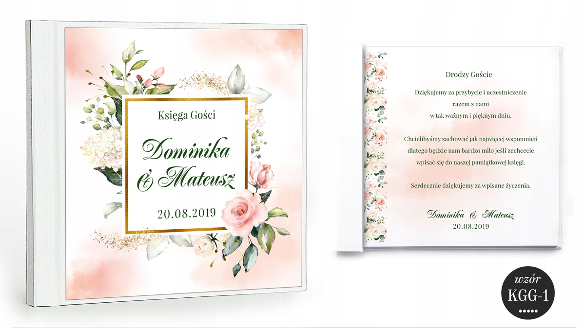 Księga Gości RUSTYKALNE KWIATY/150 stron! Marka inny