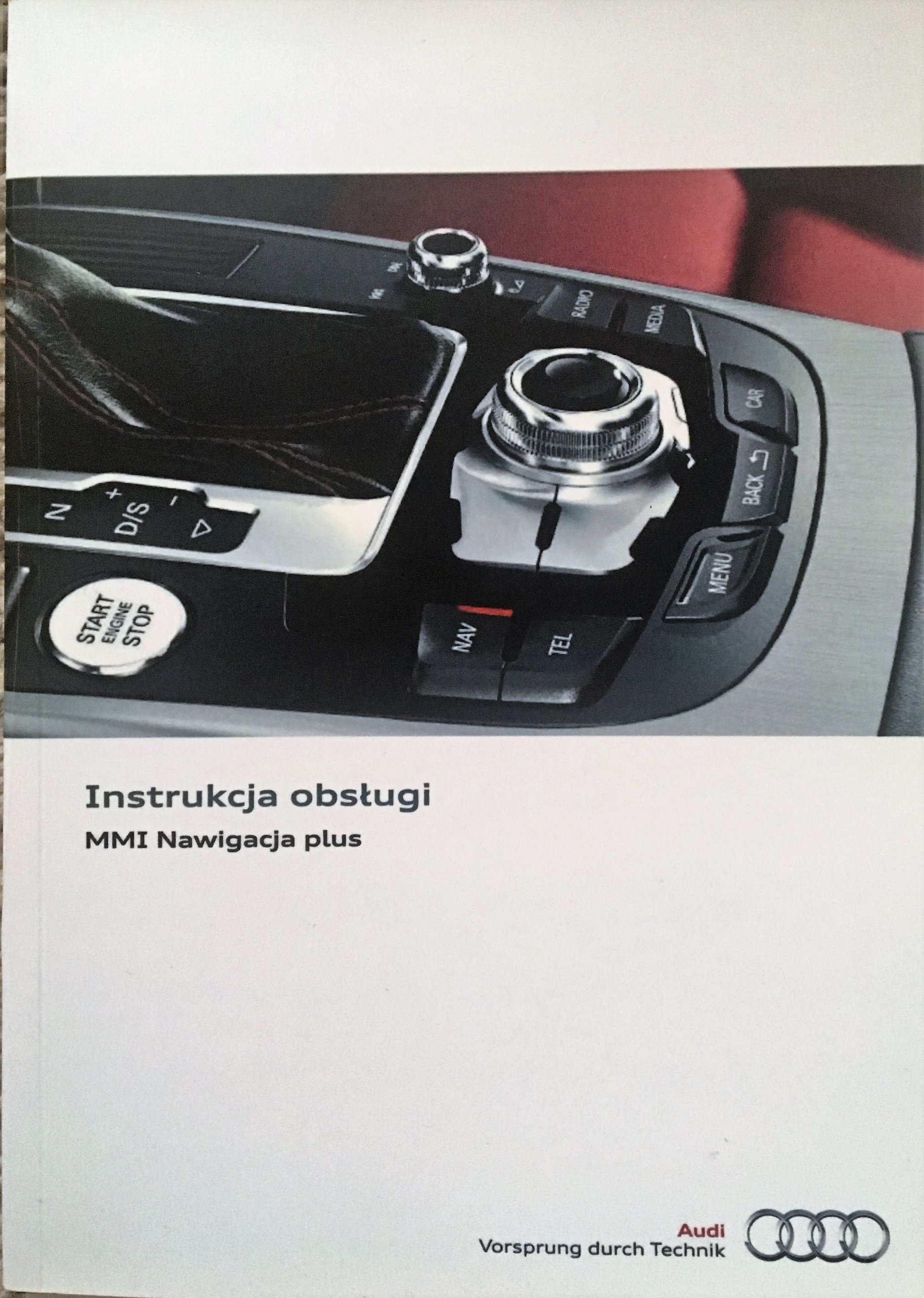 Audi A5 polska instrukcja obsługi+nawi 2011-2016 Marka Audi