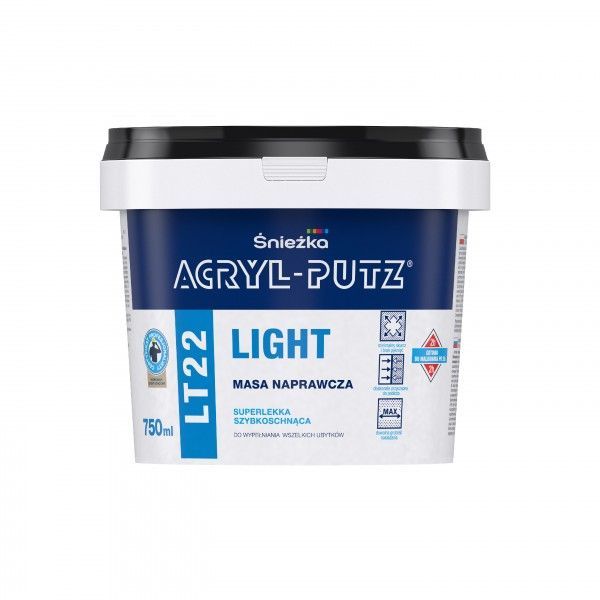 

Acryl Putz Light LT22 Masa Naprawcza 0,75L