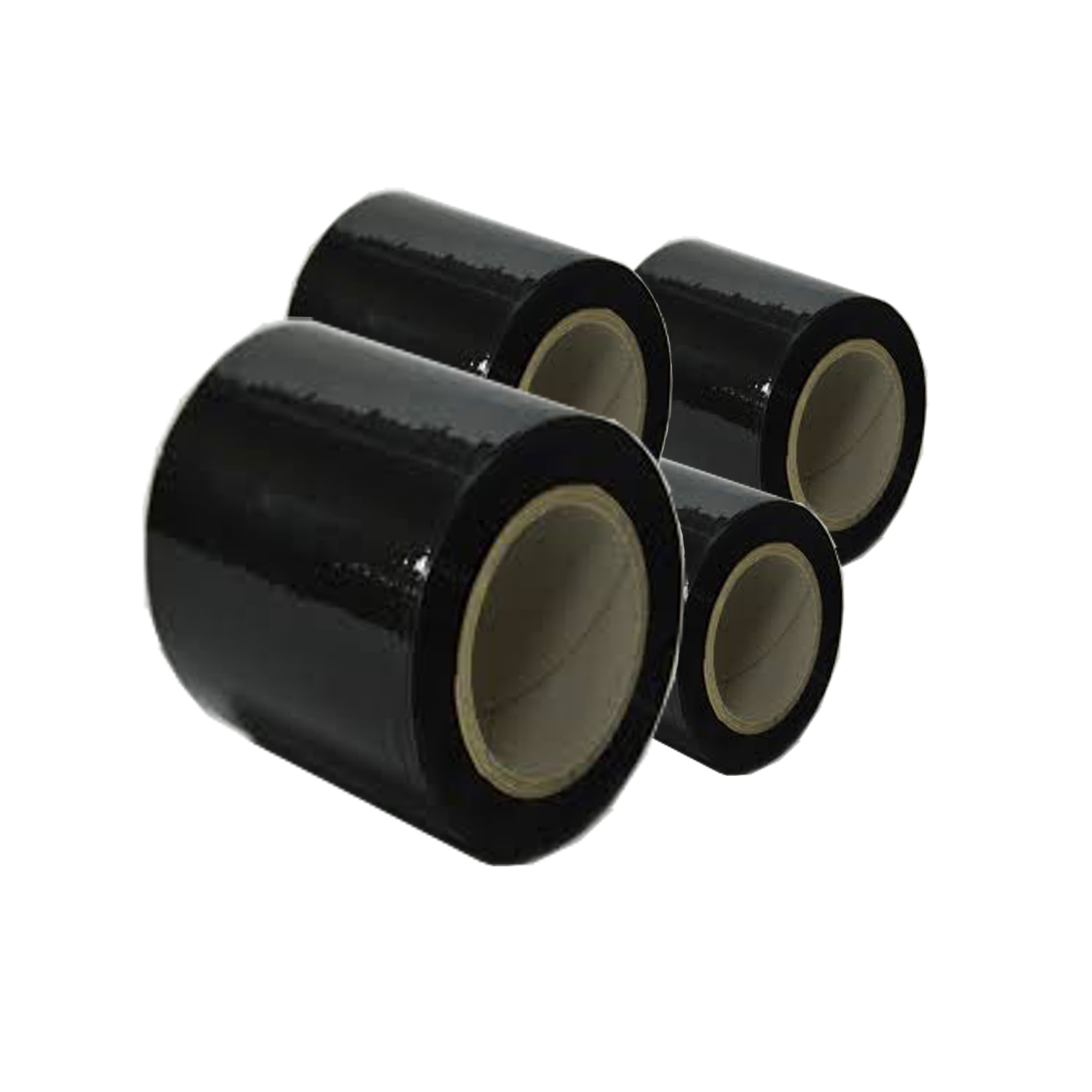 FOLIA STRETCH MINI RAP CZARNA 10cm 0,25KG STRECZ Szerokość folii 10 cm