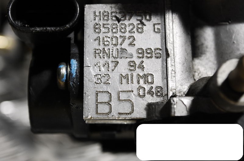 TWINGO ИНЪЕКЦИОННЫЙ ЦИЛИНДР 1.2