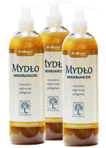 

Mydło Mikroorganiczne 500 ml x 3 szt ProBiotics