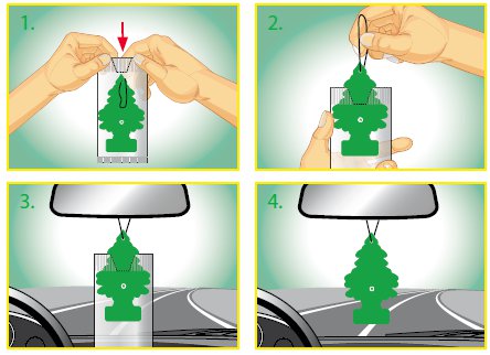 Wunder-Baum choinka zapachowa Zitrone Cytryna Rodzaj zawieszki