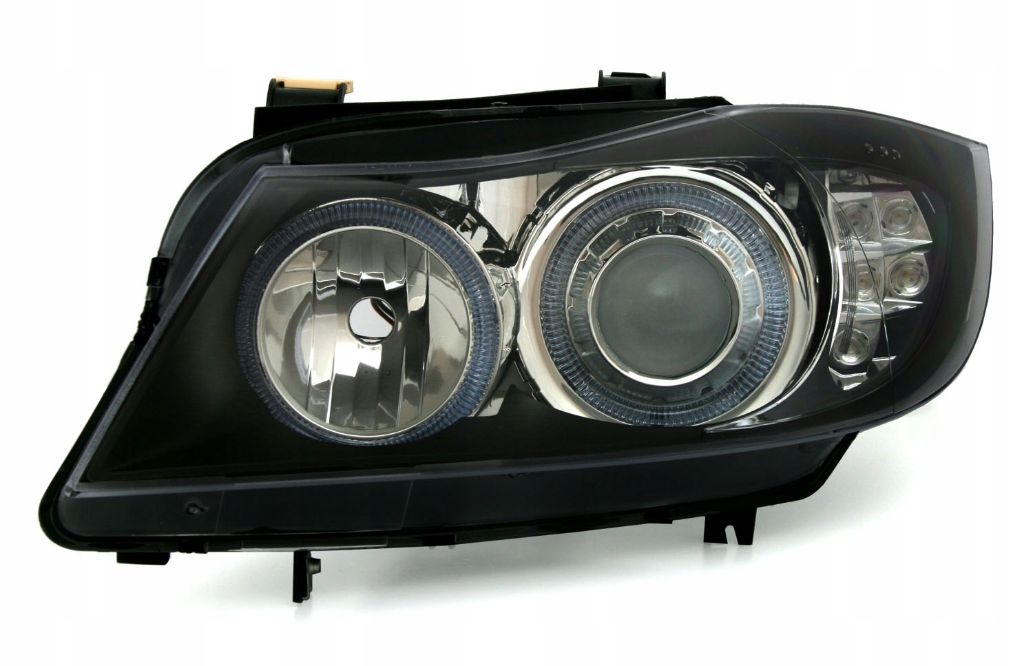 BMW 3 E90 E91 05-08 LAMPY reflektory LED ringi H7 Strona zabudowy lewe + prawe