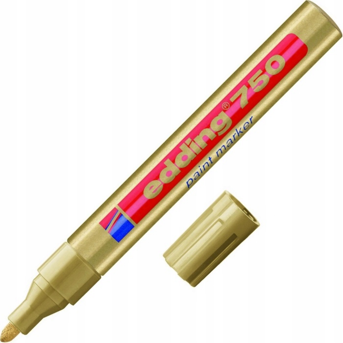 

Marker olejowy lakierowy Edding 750 2-4mm złoty