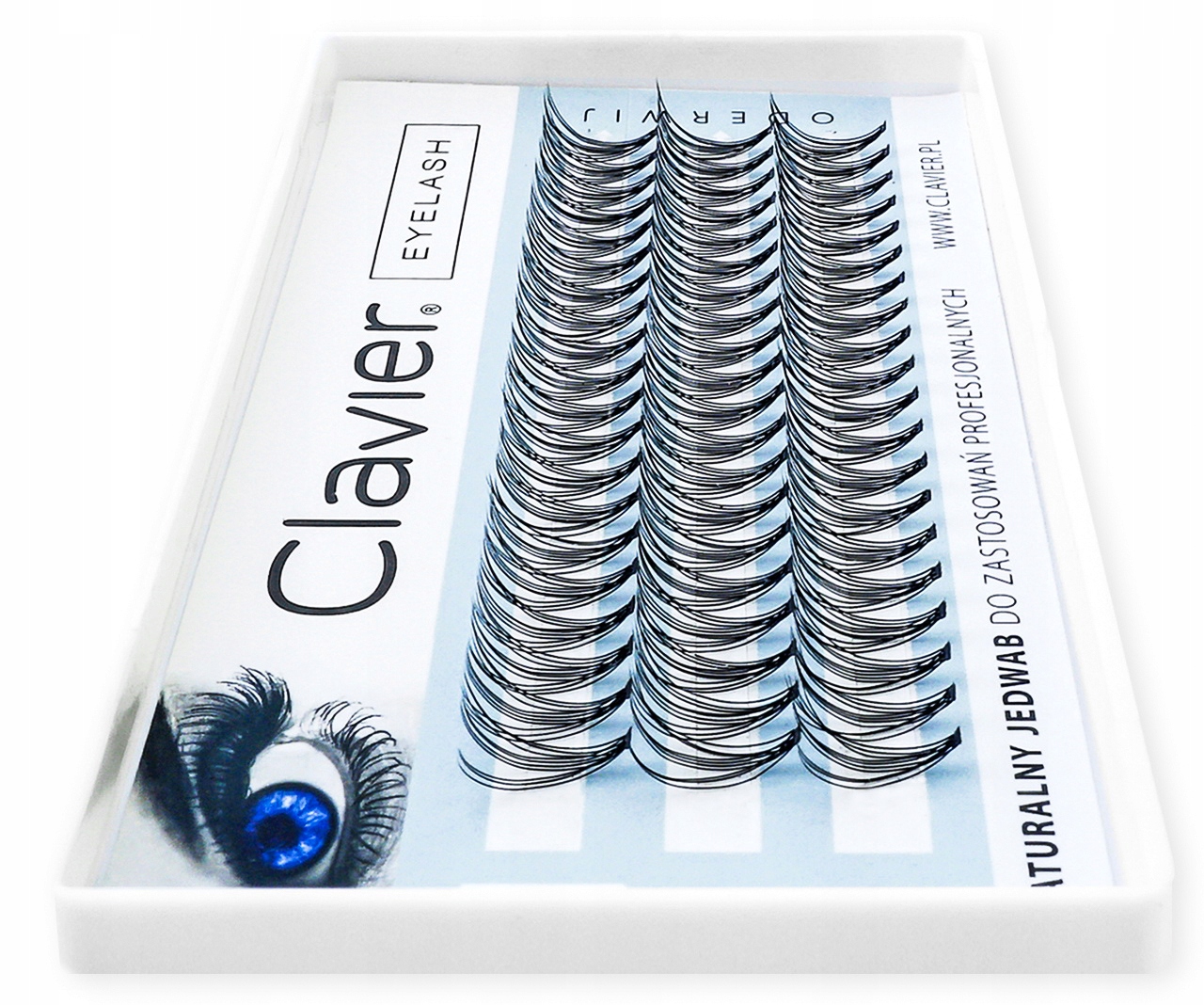

Kępki Rzęsy Clavier Jedwabne Gęste Naturalne 8 mm