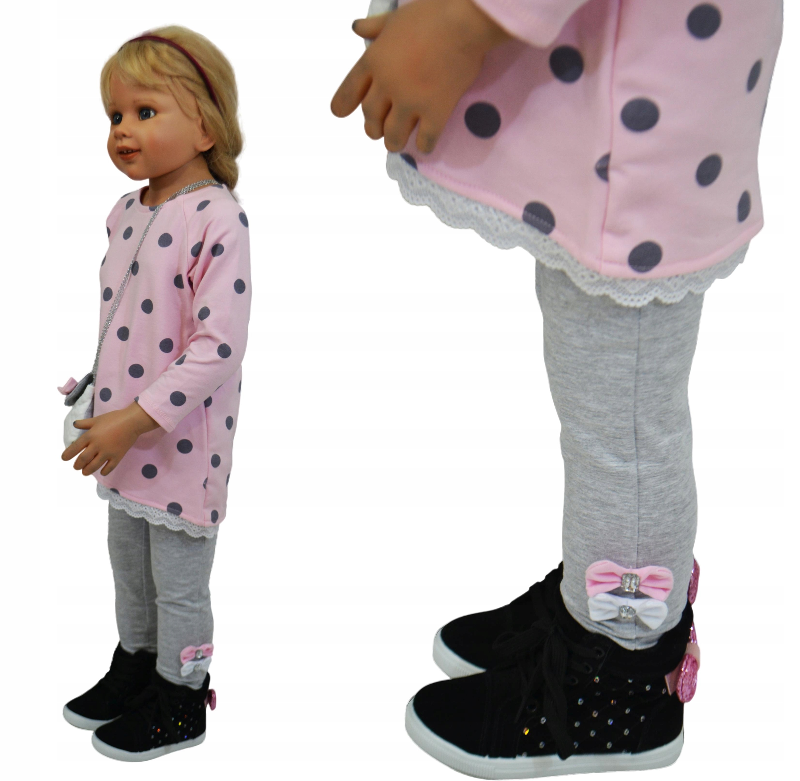 

KR209 Getry Legginsy ze wstążeczkami Wery roz 122