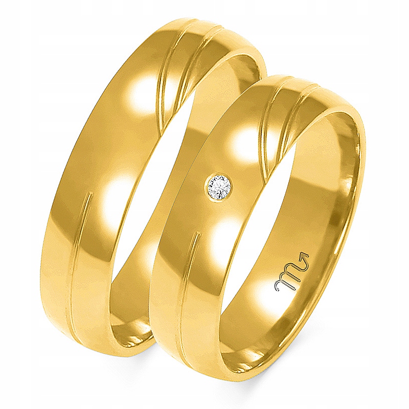 Zlaté Prsteny 14K 5 mm Brylant id A-141