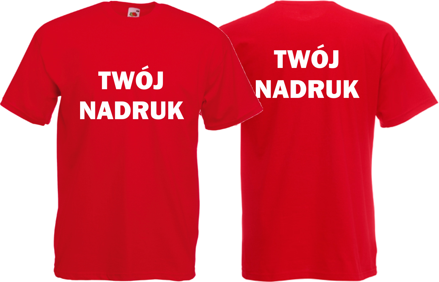 

Koszulka T-shirt męska z własnym nadrukiem r S
