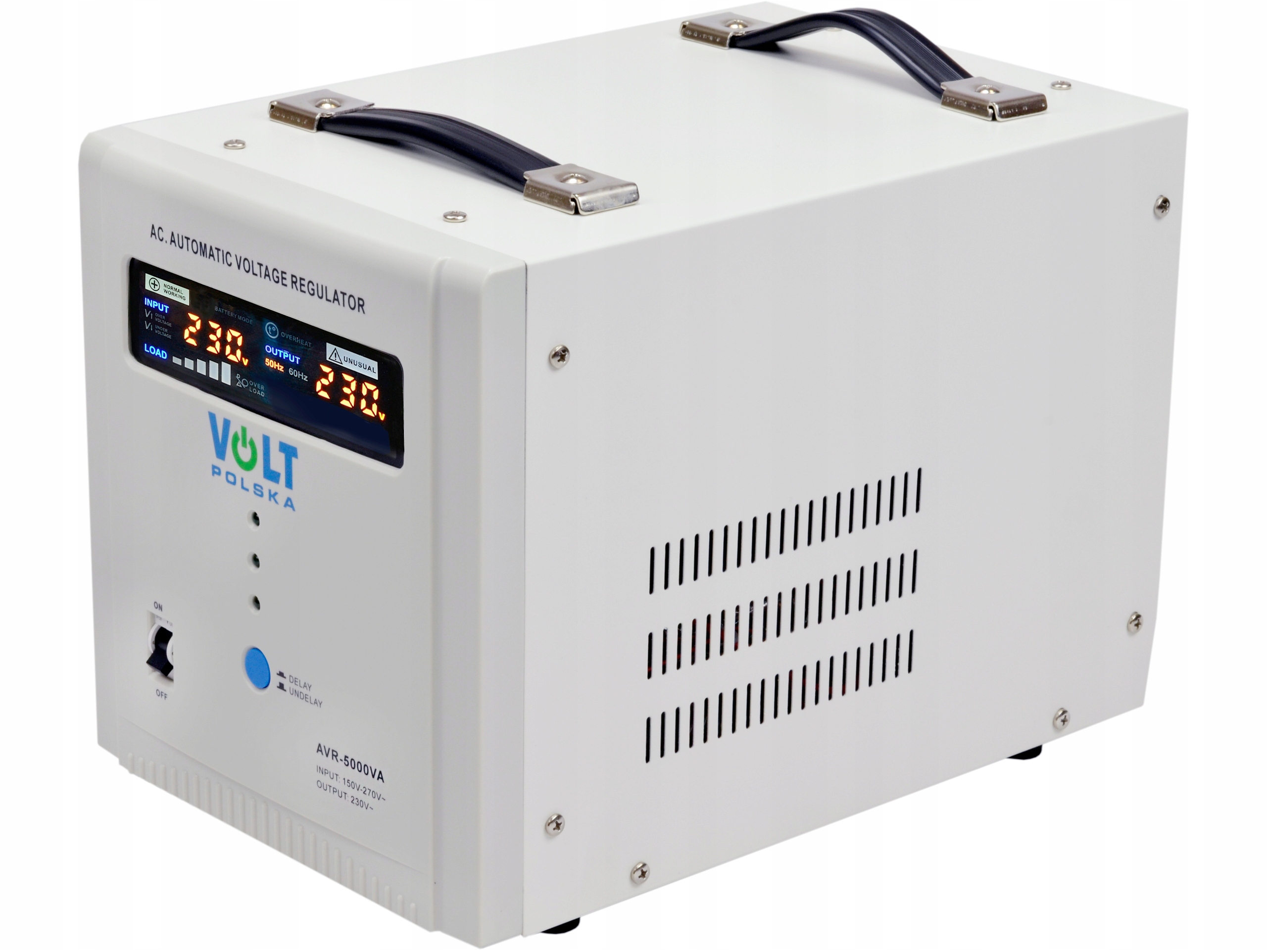 Stabilizator napięcia prądu AVR 5000VA VOLT POLSKA 7703960095 - Allegro.pl
