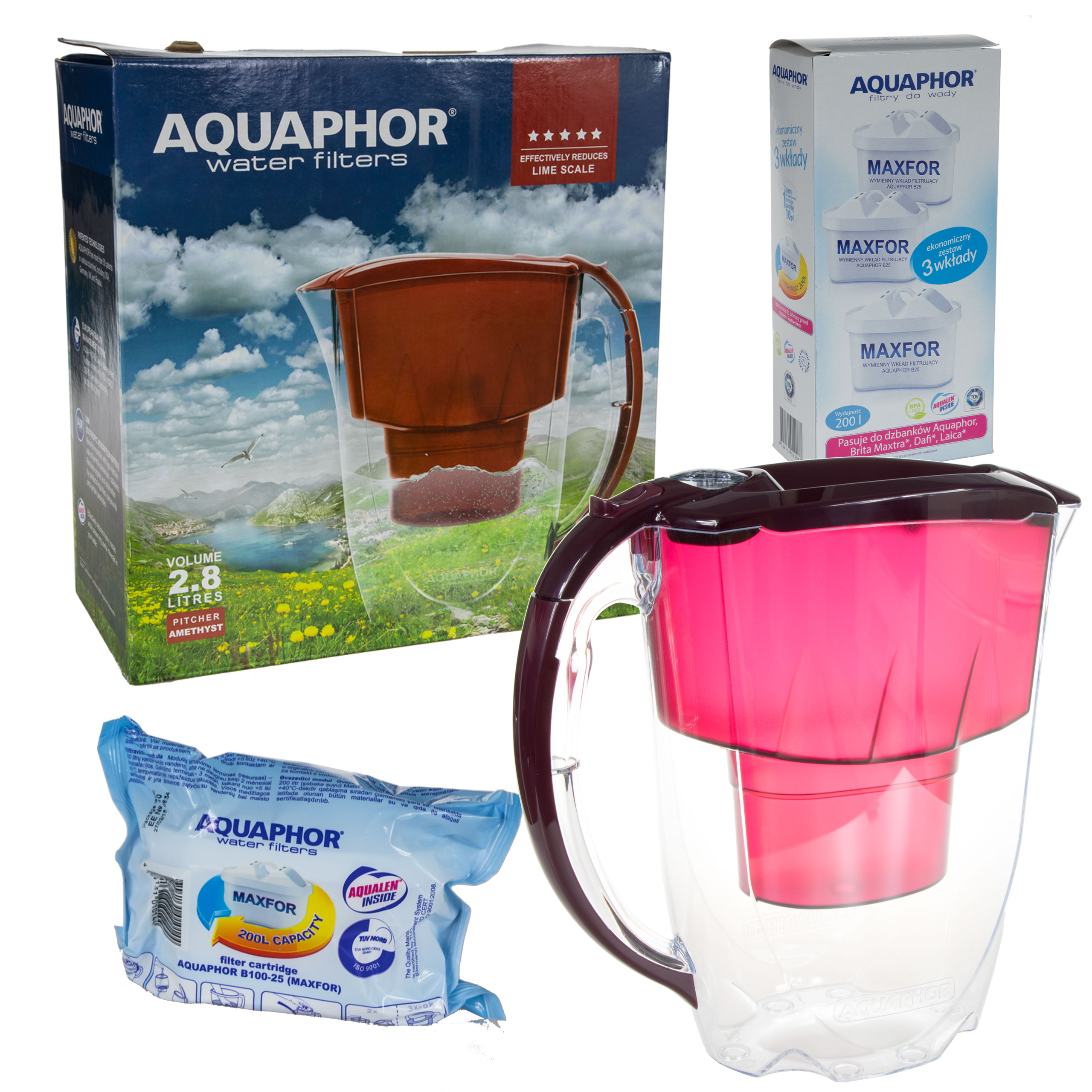 

4x Filtr Maxfor Typ Brita Maxtra + Dzbanek Gratis