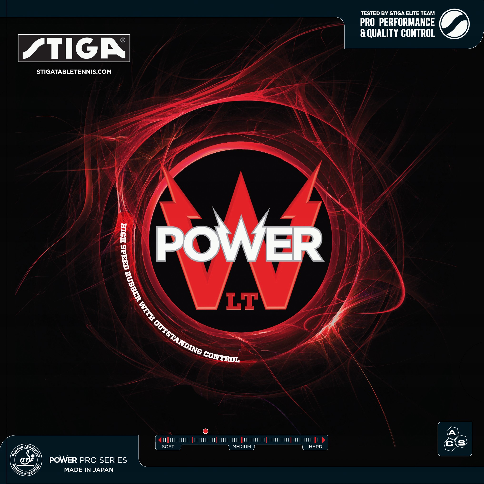 Okładzina Stiga Power Lt 2,0 mm czarna