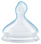 NUK FC+ silikonowy SMOCZEK do BUTELKI Flow Control 6-18m Rodzaj anatomiczny