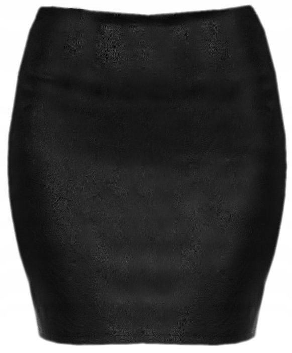 SPÓDNICA SKÓRZANA MINI OŁÓWKOWA SKÓRA 36__38,40 Marka inna