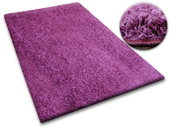 

Dywan Shaggy 5cm fiolet 80x120 miękki plusz @31645