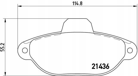 TARCZE KLOCKI PRZOD FIAT CINQUECENTO CC SEICENTO Discs type Full
