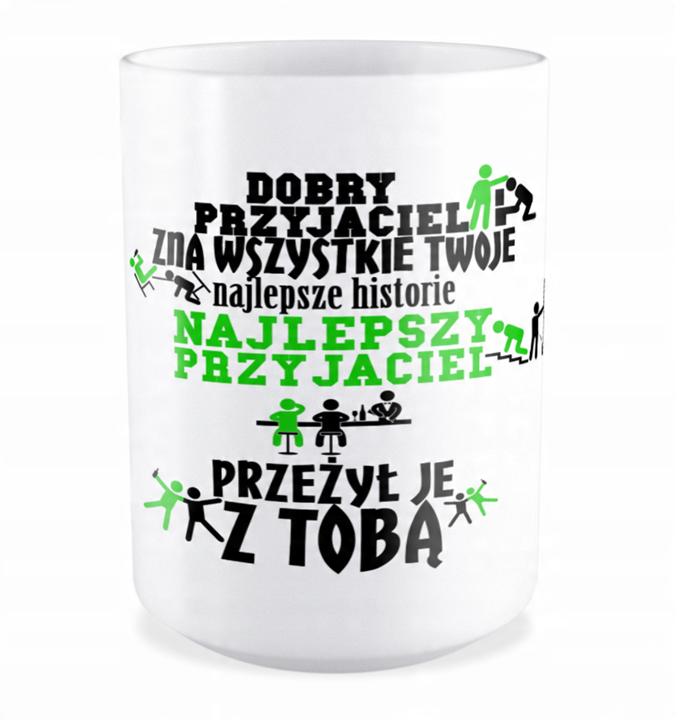 

Duży Kubek 450ml Przyjaźń Przyjaciel Przyjaciółka