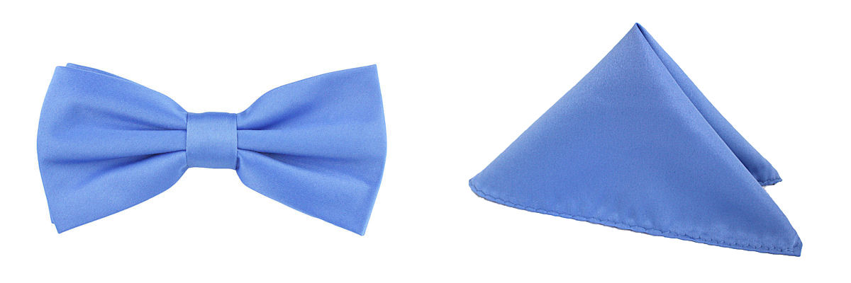 

Zestaw Do Garnituru Mucha i Poszetka - Błękitny