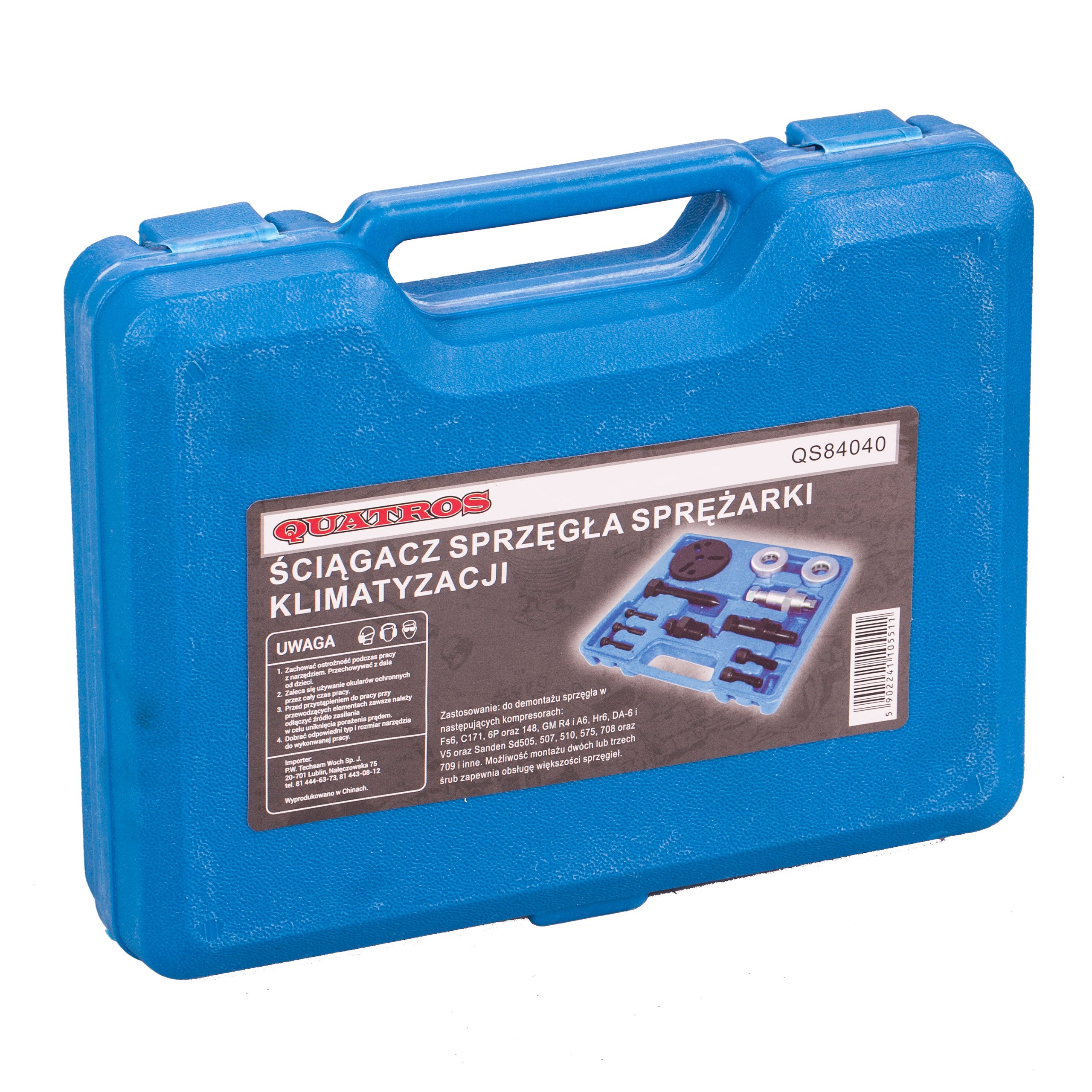 ŚCIĄGACZ SPRZĘGŁA SPRĘŻARKI KLIMATYZACJI QS84040 Marka Quatros