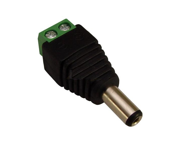 Złączka DC męska wtyk 5,5/2,1 zasilanie taśma led Marka LED-ONE