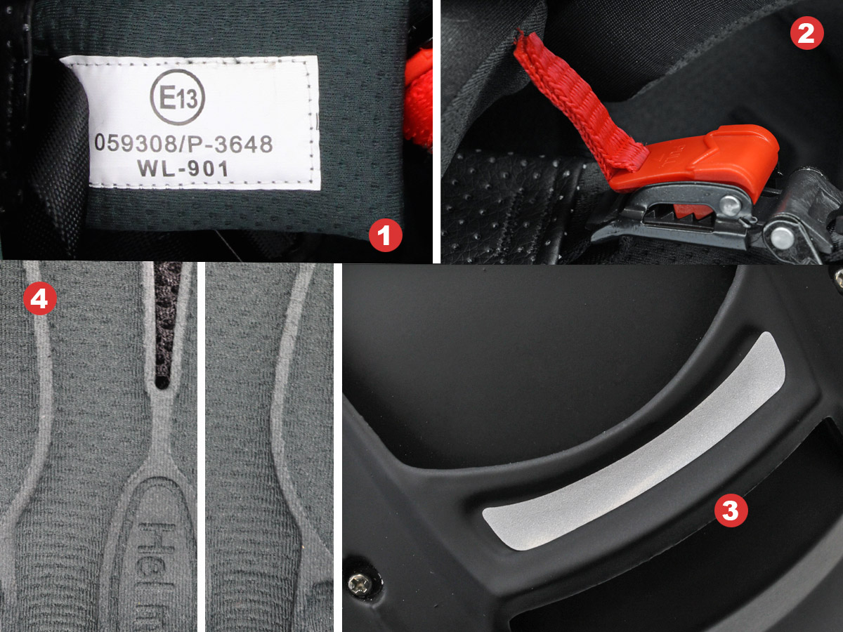 KASK CROSS ENDURO BLENDA SZYBA WL-901 BLACK MAT XL Typ Cross / Enduro