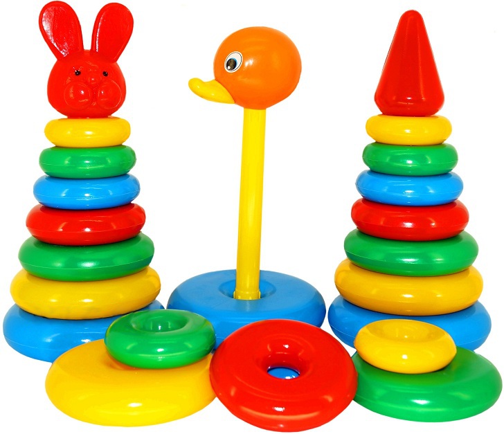 9 ele BEZPIECZNA PIRAMIDA układanka PIRAMIDKA 5029 Marka inna