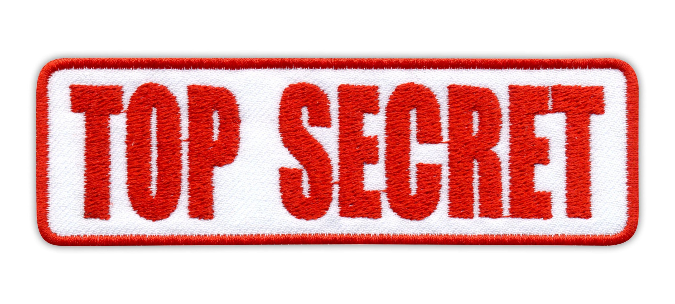 

Naszywka Top Secret - ściśle tajne - Poufne - haft