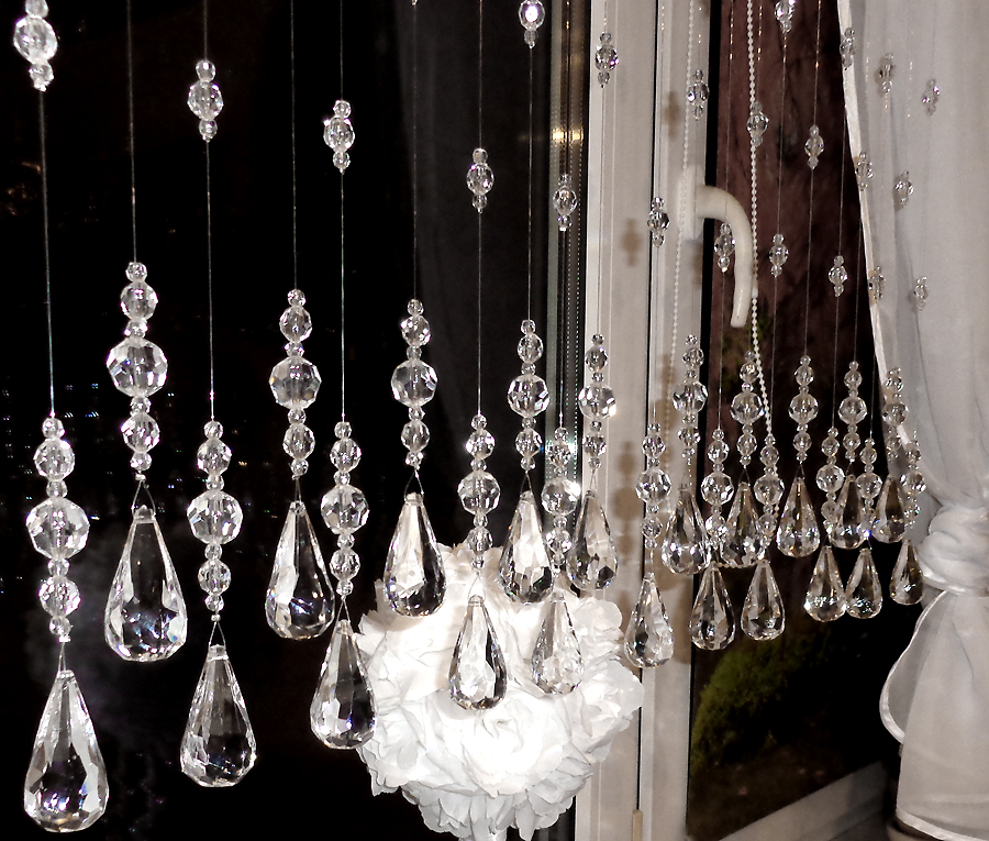 KRYSZTAŁKI makarony OGROMNA ŁEZKA 20cm w5 HIT Marka inna