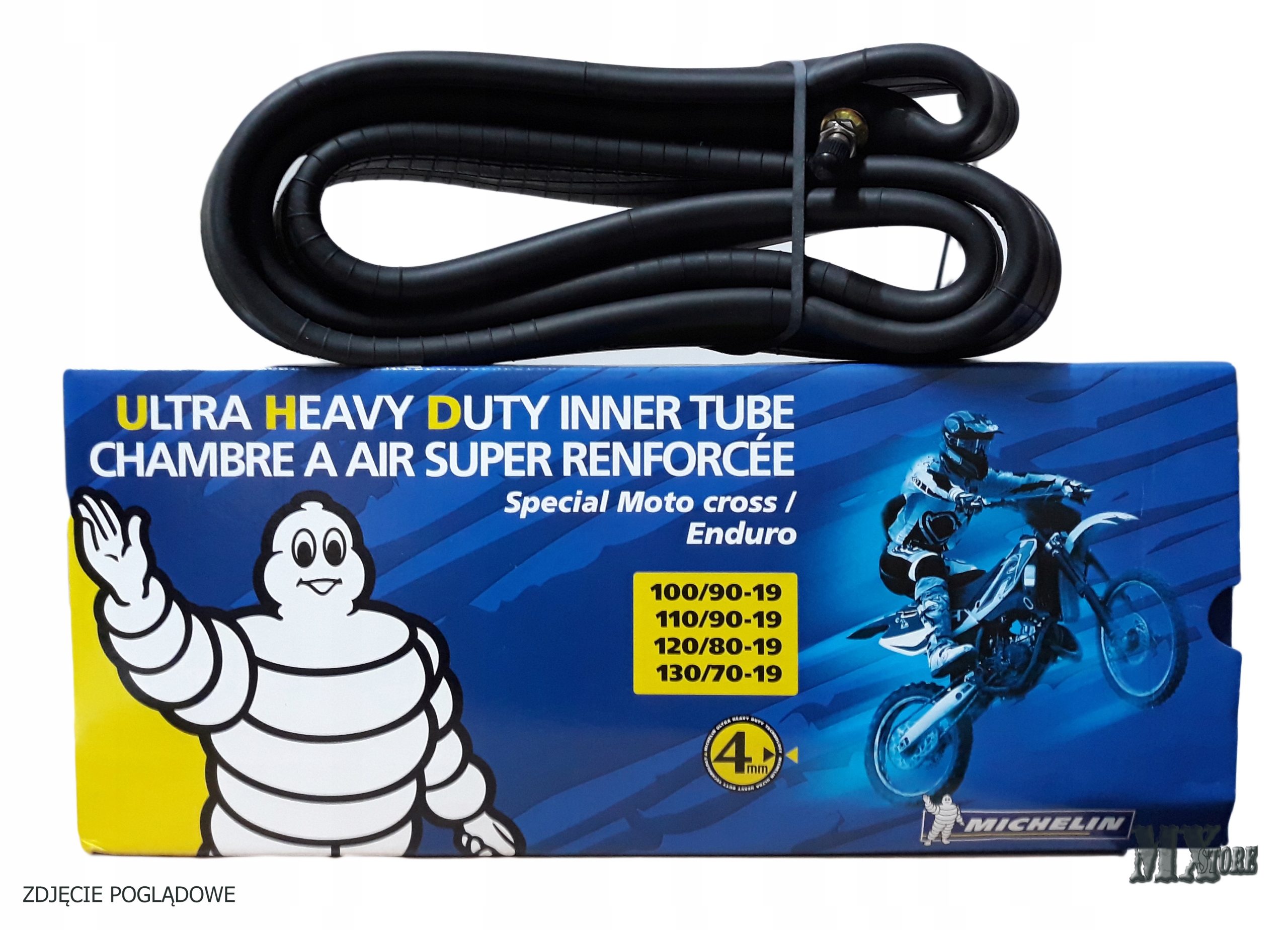 

Dętka Cross Enduro Michelin Uhd 4MM Medium 18CALI