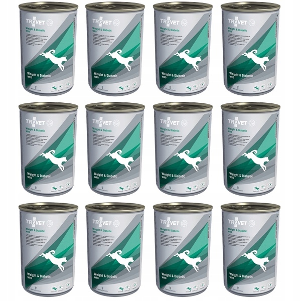 Levně Trovet Dog Wrd Weight & Diabetic konzerva 12 x 400 g nadváha cukrovka psi