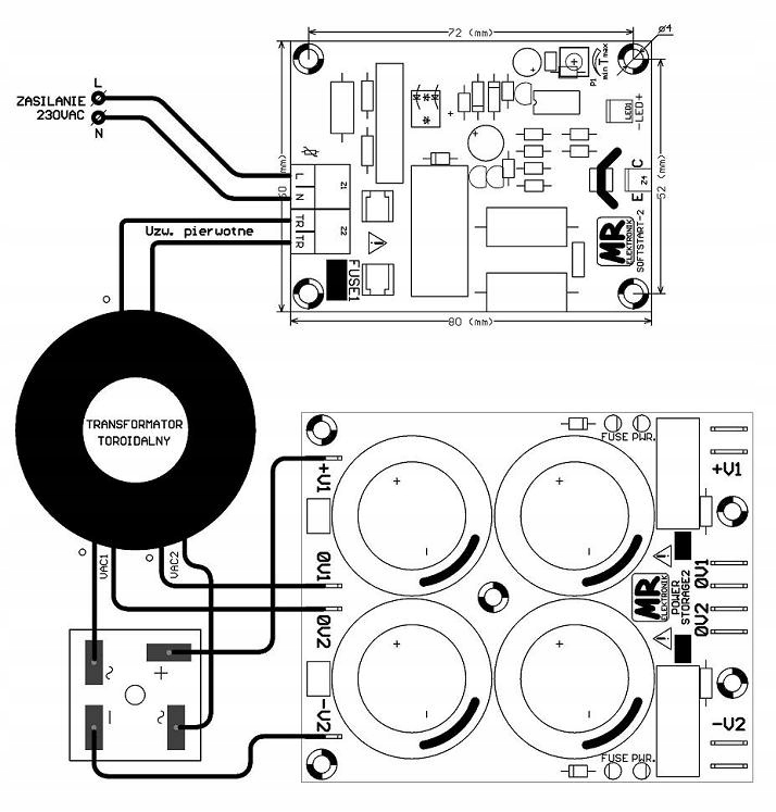 SOFTSTART 2 MODUŁ MIĘKKIEGO STARTU SOFT START 2 Kod producenta MR7002