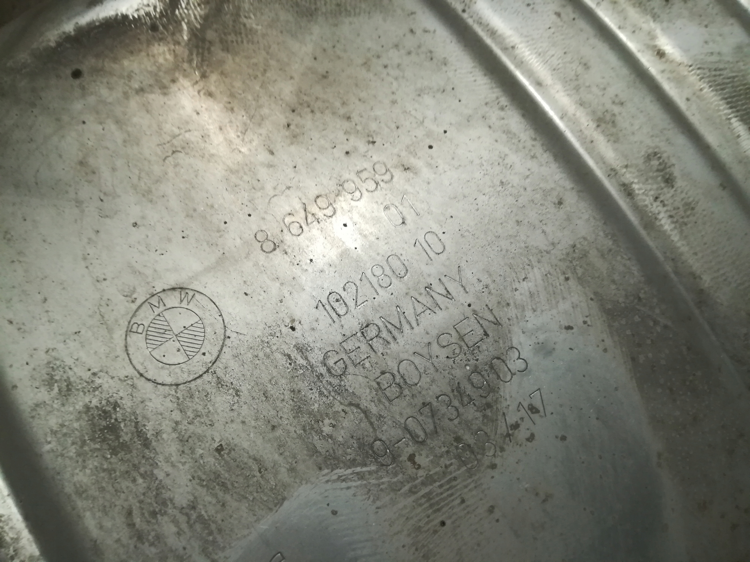 BMW 5 550 G30 M5 G90 17- M-PERFORMANCE TŁUMIK Strona zabudowy tył